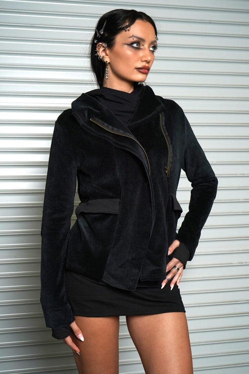 Donna Velveteen Blazer Blazers NOCTEX 