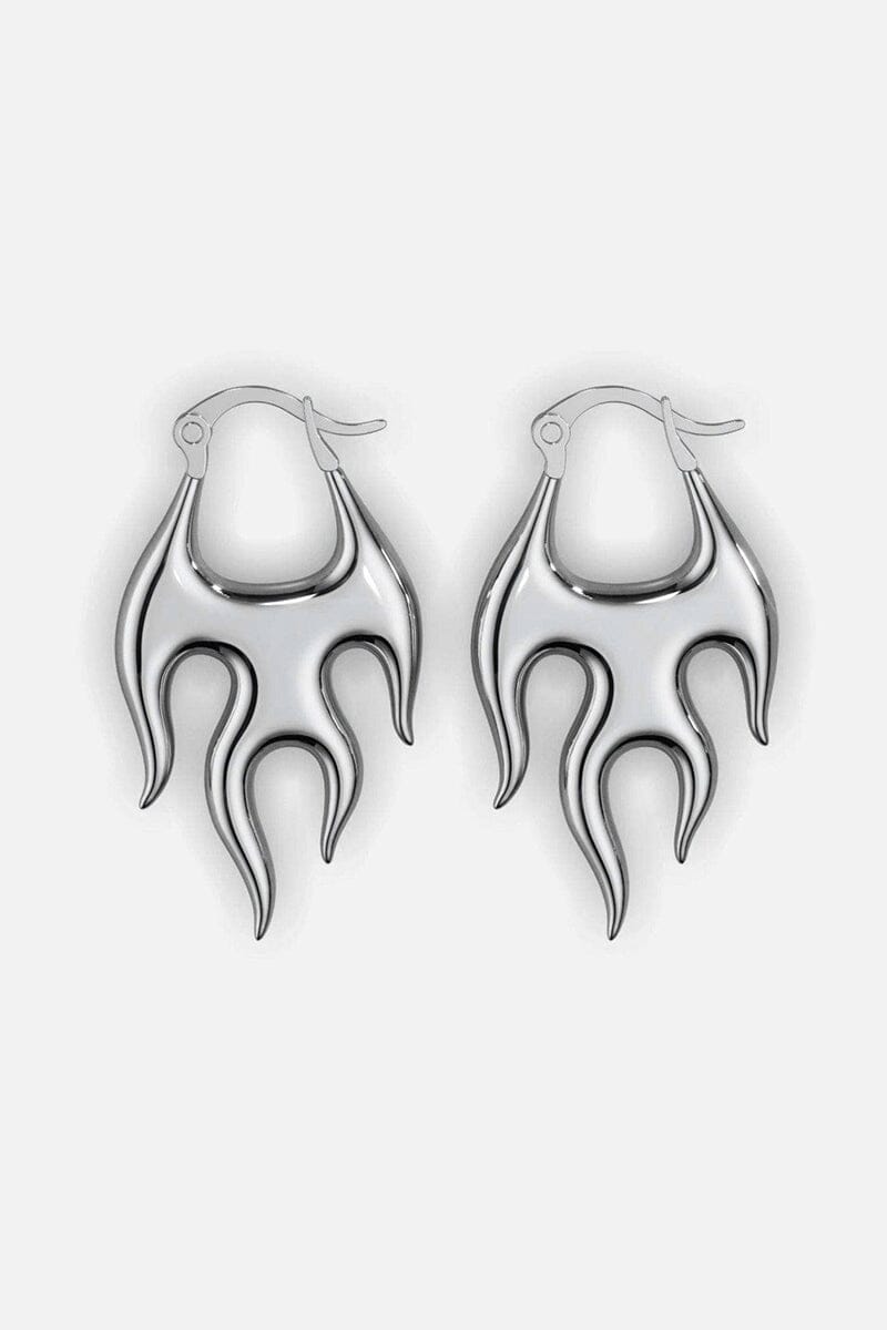 Flame Earrings - Silver Earrings STUDIOCULT 