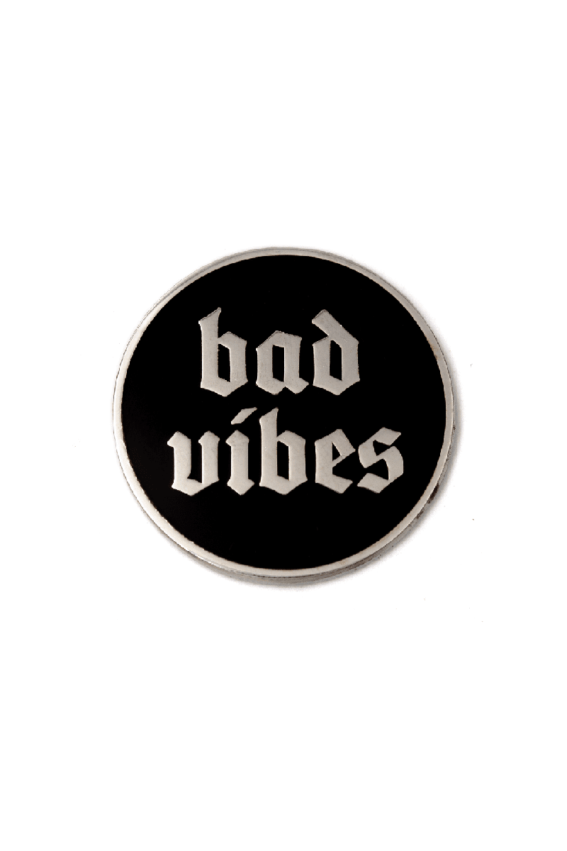 Bad Vibes Enamel Pin (1" wide) Enamel Pin These Are Things 
