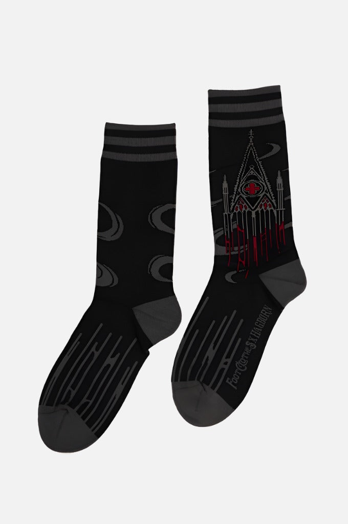 Blood Cathedral Socks Socks FootClothes LLC 
