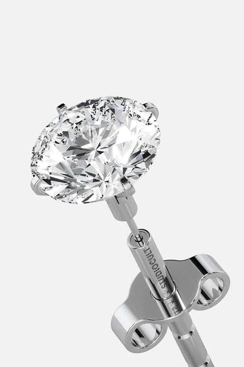 Oversized Stud Earring - Silver Earrings STUDIOCULT 