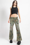 Camo Cargo Flare Pants Bottoms Tripp NYC 