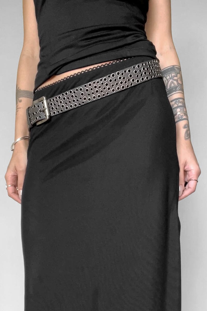 Harlowe Eyelet Vinyl Belt Belts NOCTEX 