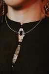 Repent Medieval Choker Necklace - Silver Necklaces Mysticum Luna 