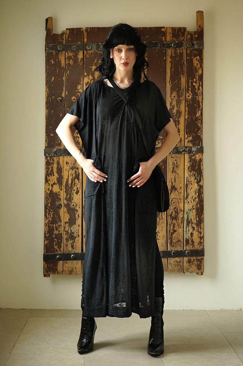 Rise Kaftan - Burnout Knit Tunic NOCTEX 