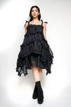 Ruffle Sundress Short Dresses Madonna & Co BLACK 