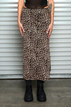 Shel Mesh Skirt - Leopard Maxi Skirts NLT 