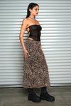 Shel Mesh Skirt - Leopard Maxi Skirts NLT 