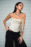 Rose Satin Corset Bustiers and Corsets Zemeta 