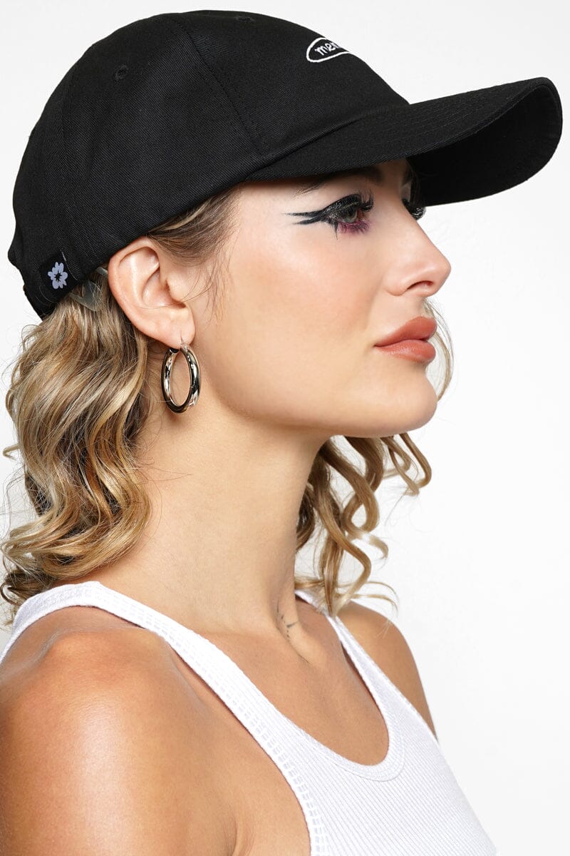 THICK MID SIZE HOOP EARRINGS Earrings NOCTEX 