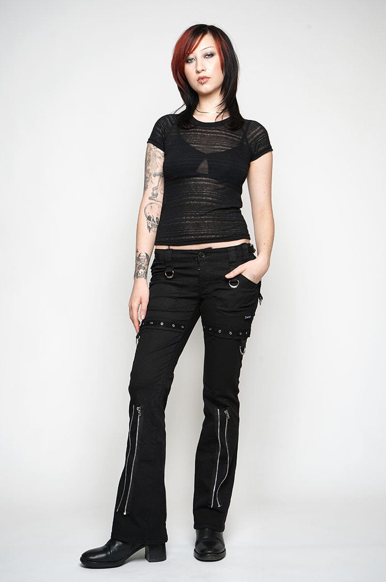 Tia Tshirt - Sheer Stripe