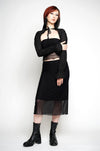 Victoria Shrug - Black Gauze Shrugs NOCTEX 