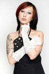 Malice Lace Sleeves - White Arm Warmers NOCTEX 