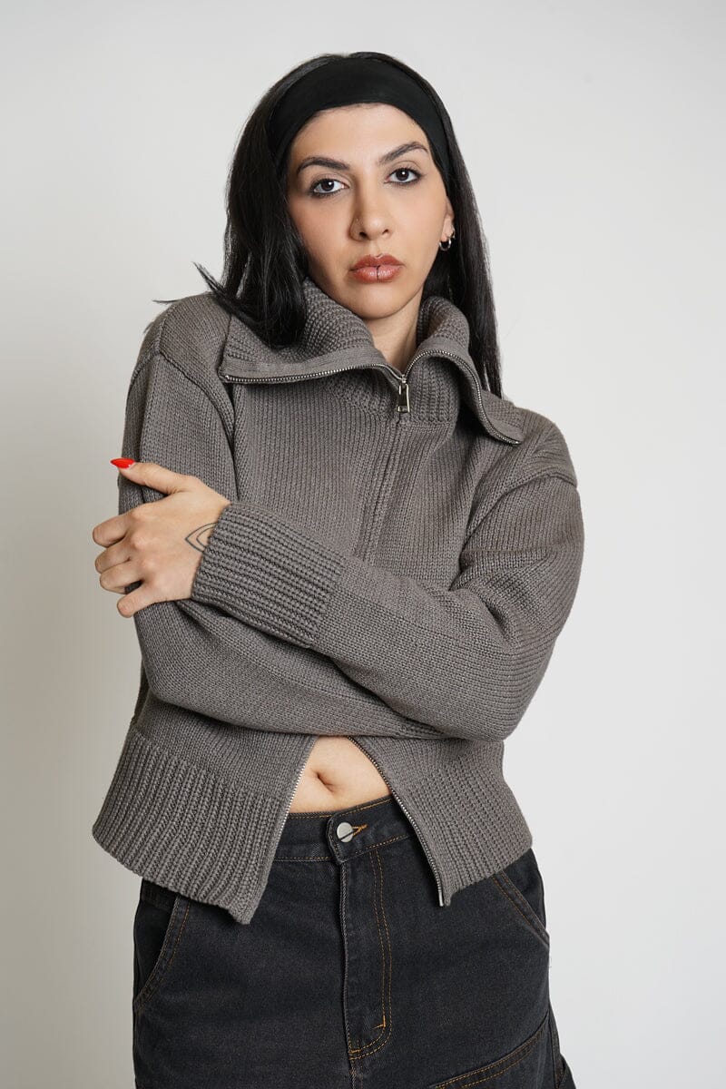 Edie Sweater - Charcoal Sweaters MOD REF 