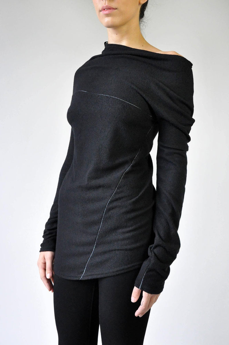 Splice Longsleeve - BRUSHED BLACK Longsleeves noctex 