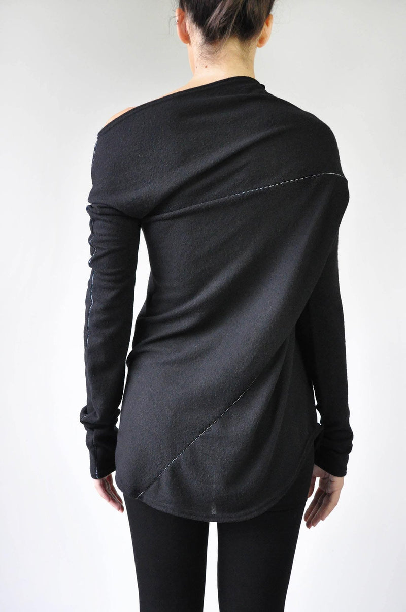 Splice Longsleeve - BRUSHED BLACK Longsleeves noctex 