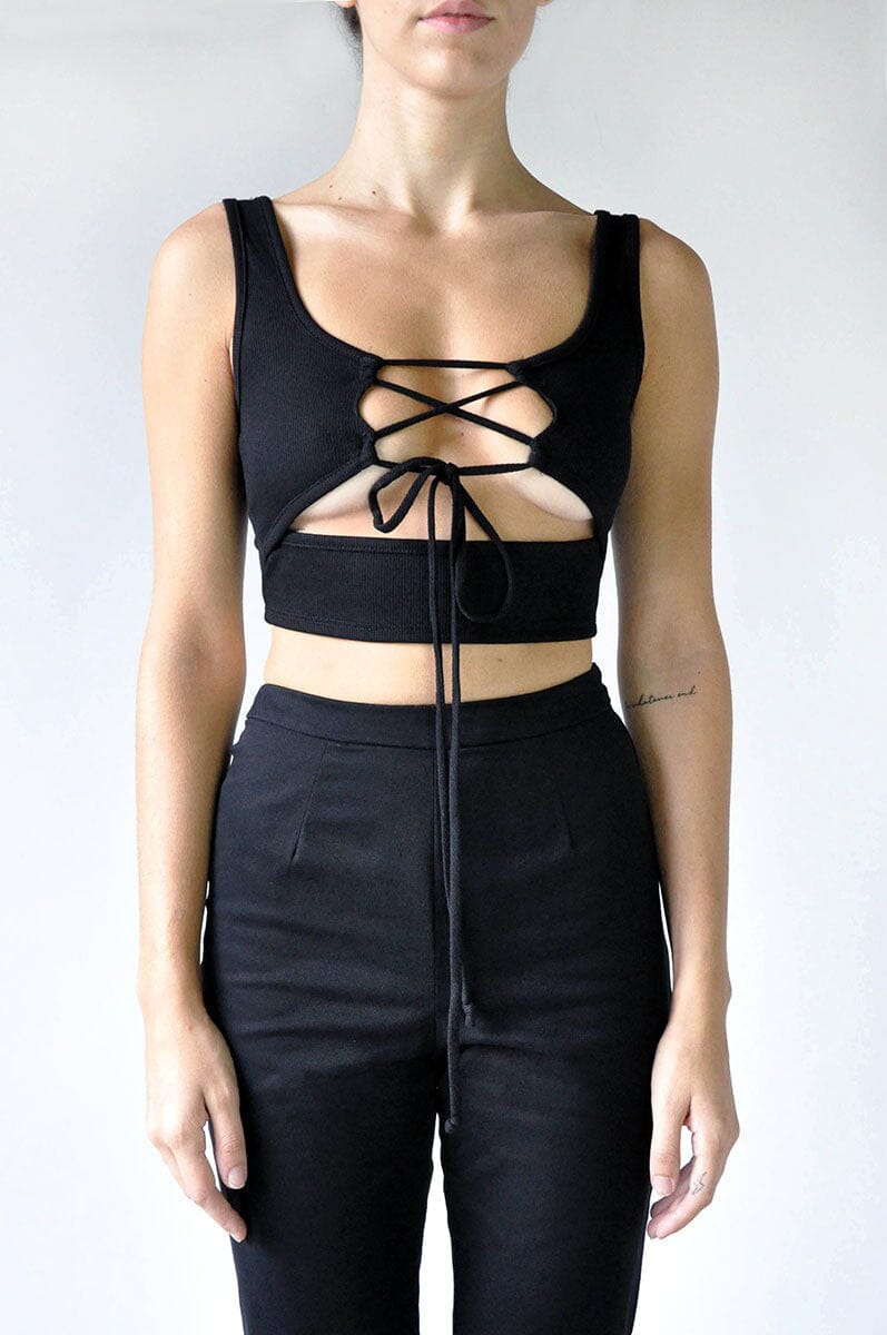 Sullen Lace Up Tank | Shop Noctex