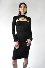 Elis Garter Skirt Midi Skirts NOCTEX SKIRT XS BLACK