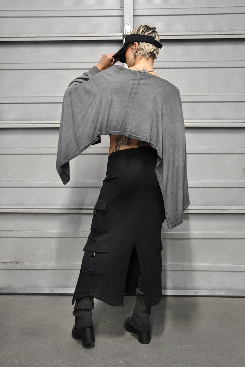 Flow Poncho Top Shrugs Mono B 