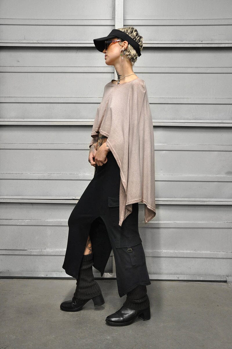 Flow Poncho Top Shrugs Mono B 