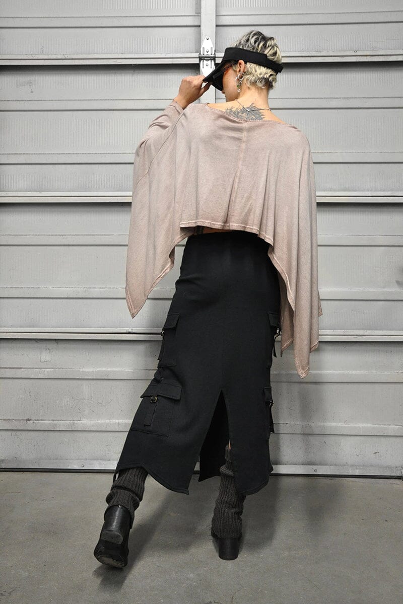 Flow Poncho Top Shrugs Mono B 