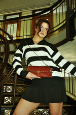 Poppy Knit Pleated Mini Dress