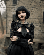 The Ophelia - Black Long Dresses Blackwood Castle 