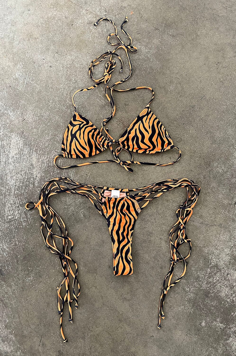 Network String Bikini Set Swimwear FORPLAY SMALL ORANGE 