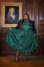 The Ophelia - Emerald Green Long Dresses Blackwood Castle 