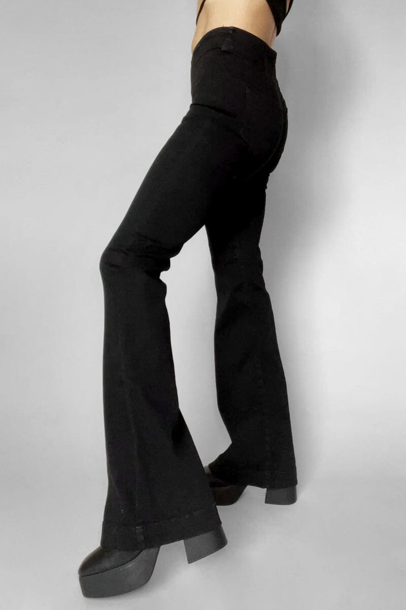 V Cut Flare Jeans Pants Cello Jeans 