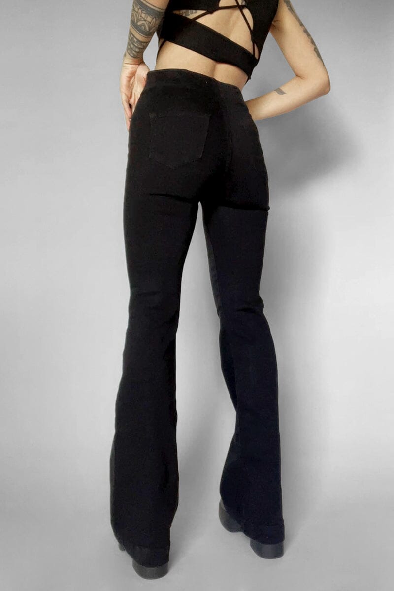 V Cut Flare Jeans Pants Cello Jeans 