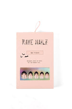 Batty French Tips - Press On Nails Nails Rave Nailz 