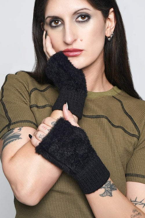 Sheena Fuzzy Gloves Gloves NOCTEX 