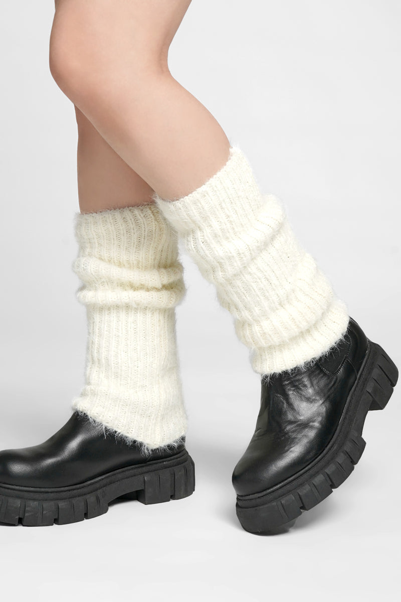 Hollyhuck Fuzzy Leg Warmers