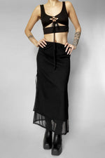 Sullen Lace Up Tank Tank Tops NOCTEX 