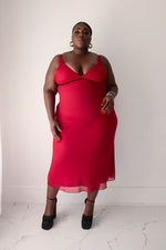 Sylvie Slip Dress - Limited Edition Crimson