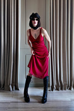 Sylvie Slip Dress - Limited Edition Crimson