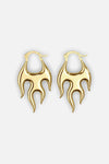 Flame Earrings: Gold Earrings STUDIOCULT 