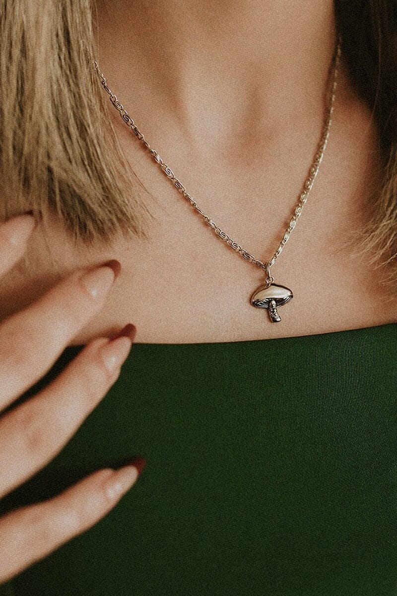 Mushroom Necklace Necklaces Mysticum Luna 