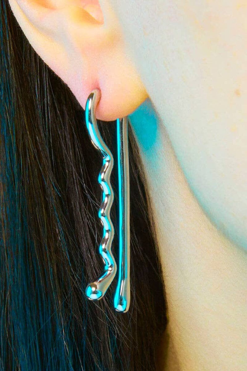 Bobby Pin Earring: Silver Earrings STUDIOCULT 