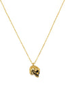 Hell Skull Necklace - Gold Necklaces Mysticum Luna 
