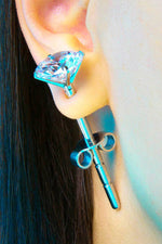 Oversized Stud Earring - Silver Earrings STUDIOCULT 