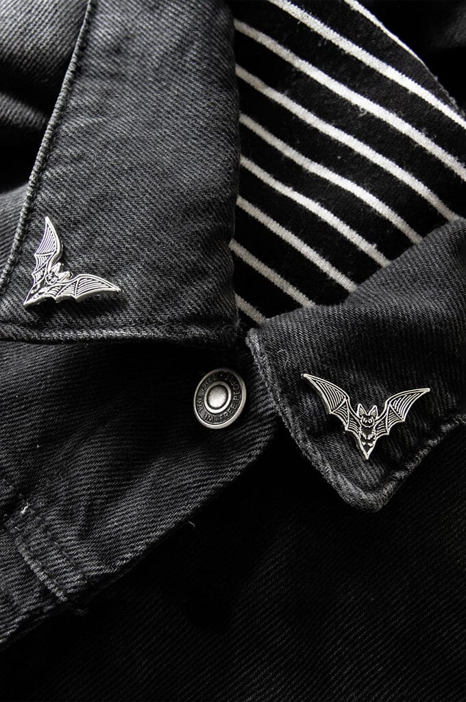 Bat Collar Point Enamel Pin Set Enamel Pin Ectogasm 