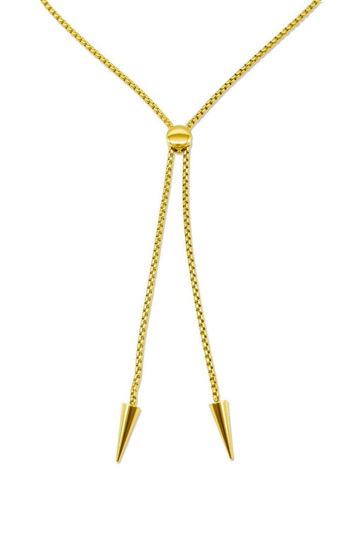 Outlaw Bolo Spike Necklace - Gold Necklace Mysticum Luna 