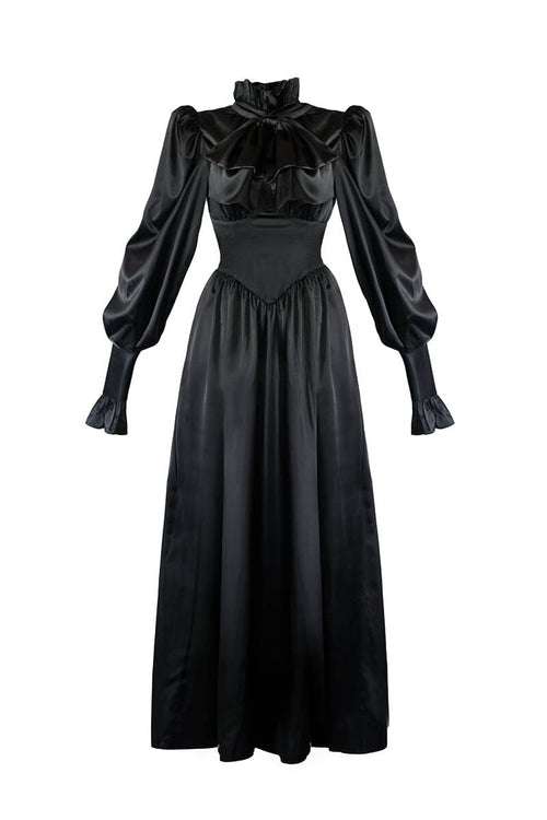 The Emma Dress - Black Long Dresses Blackwood Castle 