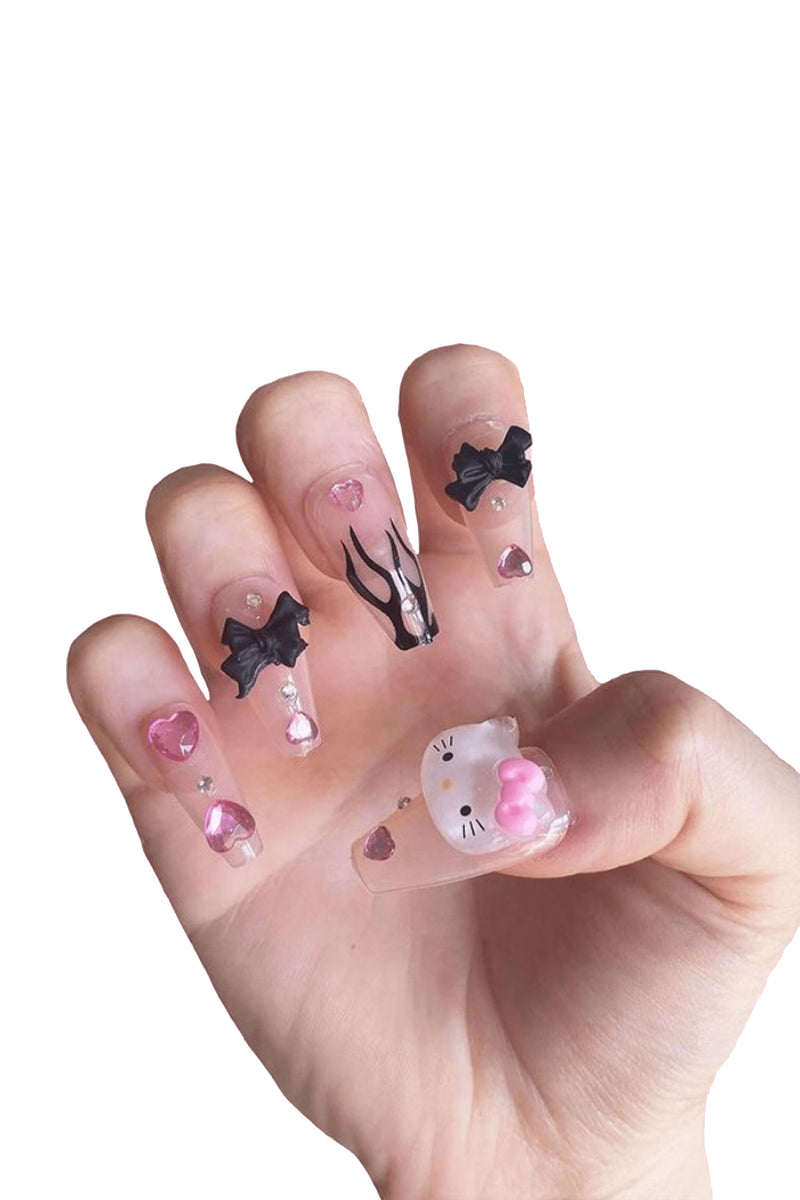 Hello Kitty - Press On Nails Koo Pink 