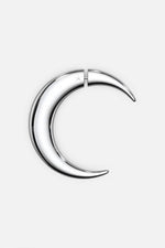 Pierced Moon Earring - Silver Earrings STUDIOCULT 