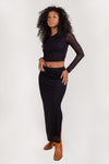 Shel Mesh Skirt Maxi Skirts NLT 