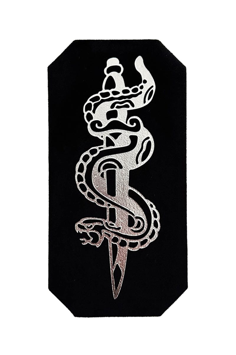 Snake and Dagger Black Ring Holder Mysticum Luna 