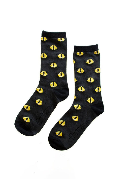 Cat Eye Crew Socks Socks Ectogasm 